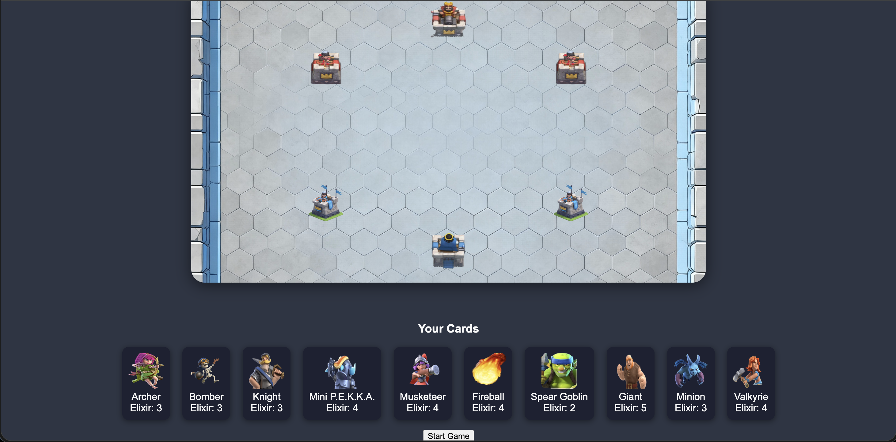 Horror Clash Royale (Web v.)